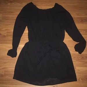 Medium black off the shoulder dress